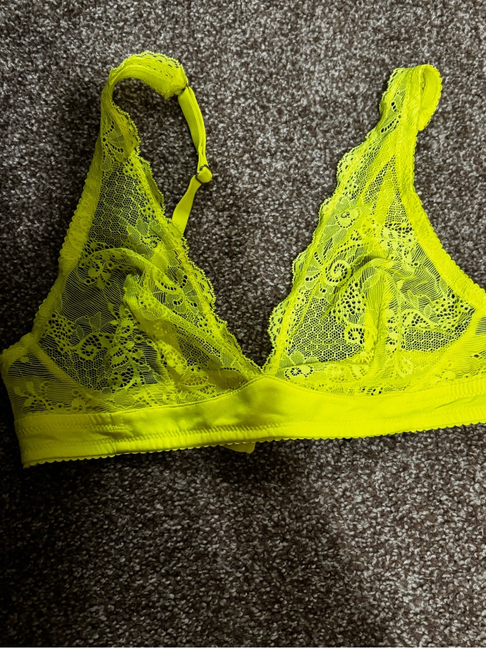 Cosabella Neon Yellow Lace Bralette